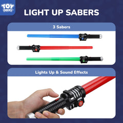 TOY Life light up saber green extendable for vibrant team play