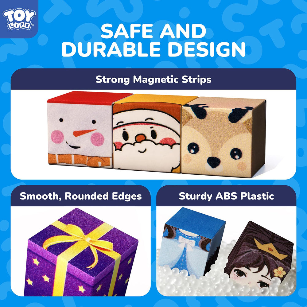 TOY Life magnetic blocks storage bag for travel keeps play organized