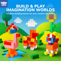 TOY Life magnetic building cubes support 3D construction and problem solving
