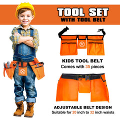 TOY Life measuring tape and screws for versatile pretend projects at home.