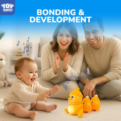 TOY Life Night light mode offers soothing glow for calm bedtimes.