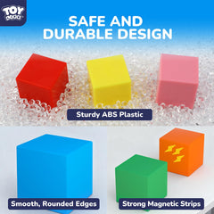 TOY Life safe ABS plastic magnet blocks designed for ages 3+.