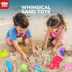 TOY Life sand molds castle kit for creative seaside structures