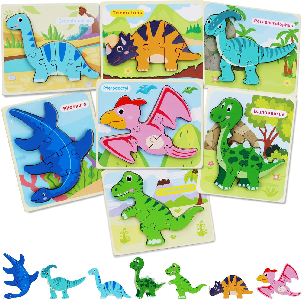 TOY Life storage tray for dinosaur puzzle time helps tidy up after play