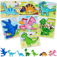 TOY Life storage tray for dinosaur puzzle time helps tidy up after play
