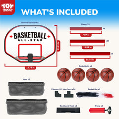 TOY Life sturdy base keeps the hoop stable during energetic games.