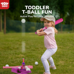 TOY Life six teeballs for practice and hand-eye coordination.