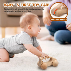 TOY Life wooden cars make a charming, safe gift for babies and toddlers.