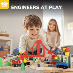 TOY Life workplace mat scene encouraging construction play and storytelling.