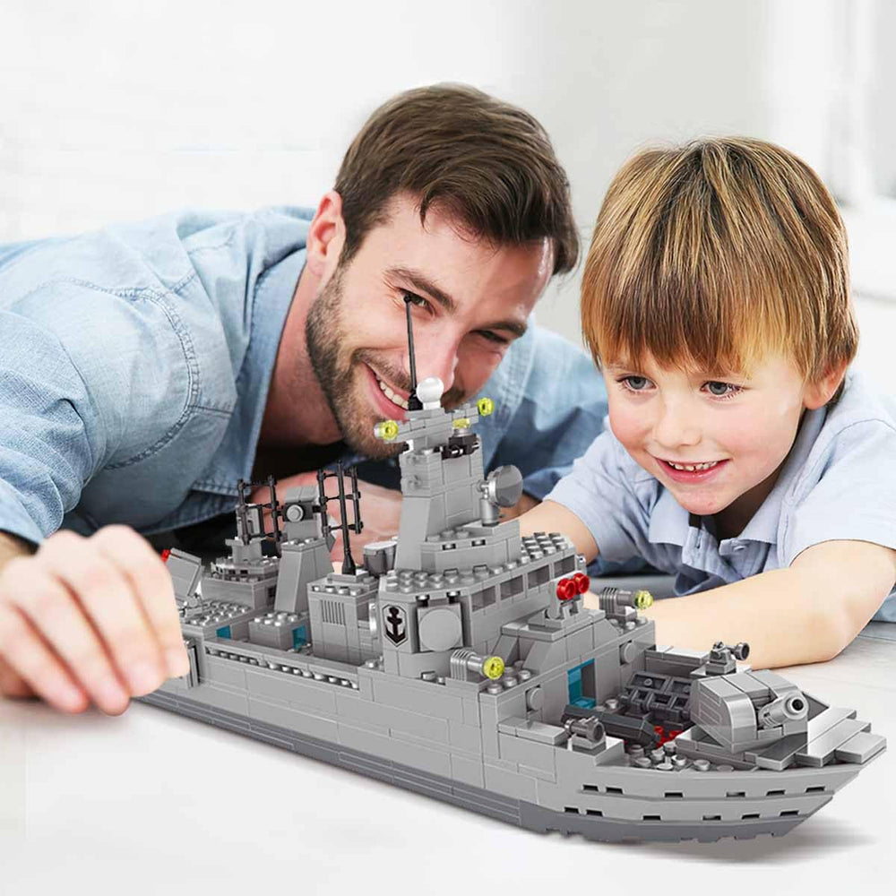 TOY PLAYER destroyer missile system detail ideal for mission simulations.
