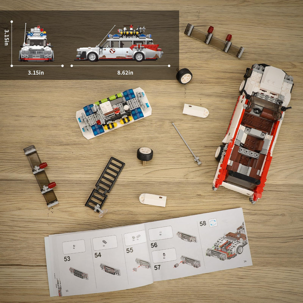 TOY PLAYER ECTO-1 ghost car box opens for unboxing excitement