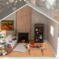 TOYANDONA durable wood flooring resists warping for lasting mini displays