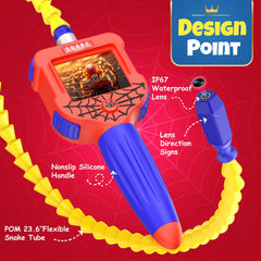 Toycost borescope snake camera features a 23.6-inch flexible tube for tight spaces