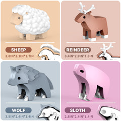 Toycost guide cards illustrating assembly steps