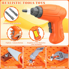 Toycost kids tools collection offers pretend tools to boost fine motor skills.