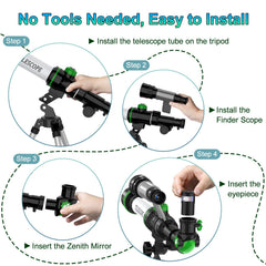 ToyerBee 360-degree rotating tripod for versatile viewing angles