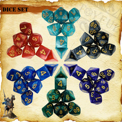 TOYFUL drawstring bags securely store dice during travel and game nights
