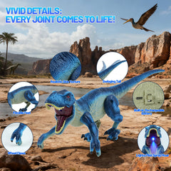 ToyFuntasy blue roar effect captures attention and enhances pretend play.
