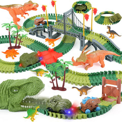 ToyFuntasy dinosaur track flexible layout fuels imaginative building sessions.