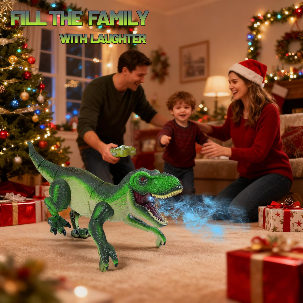 ToyFuntasy durable RC dinosaur withstands rough play
