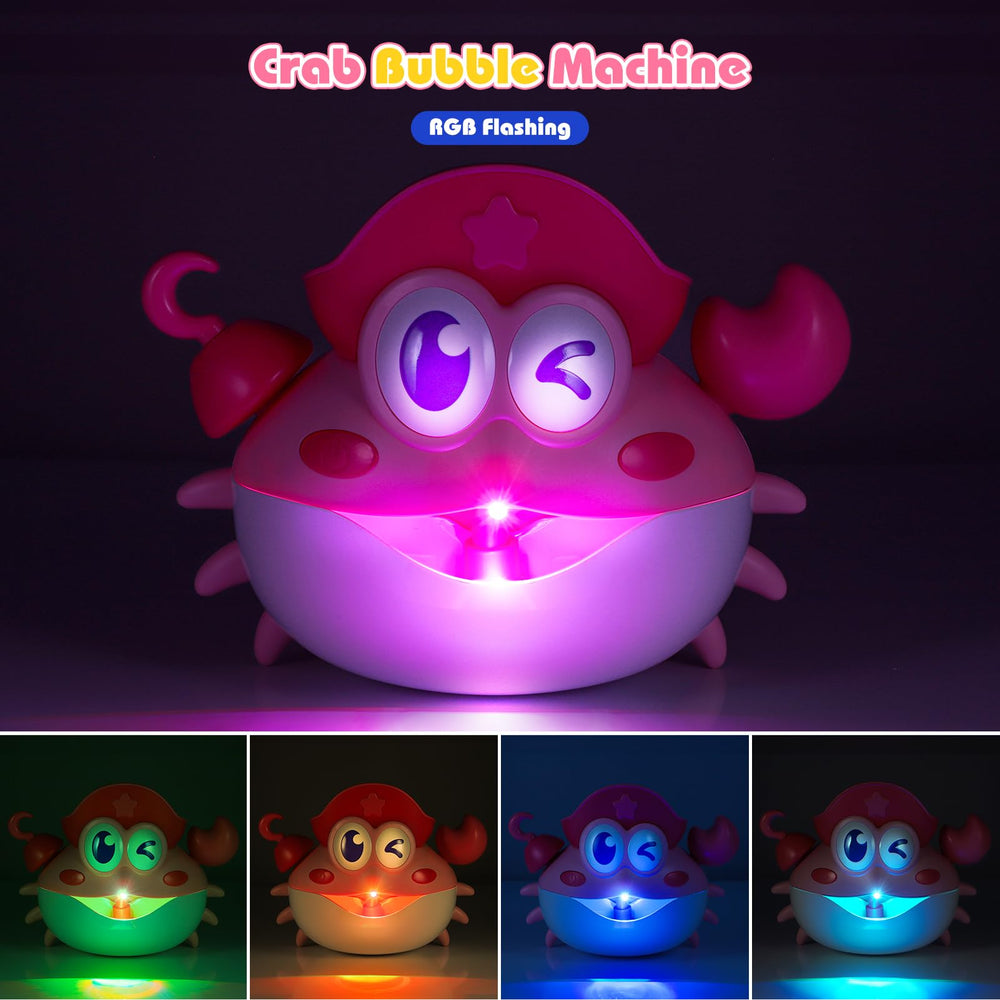 Toyjolka bubble bath toy in action creates a magical bubble show for kids.