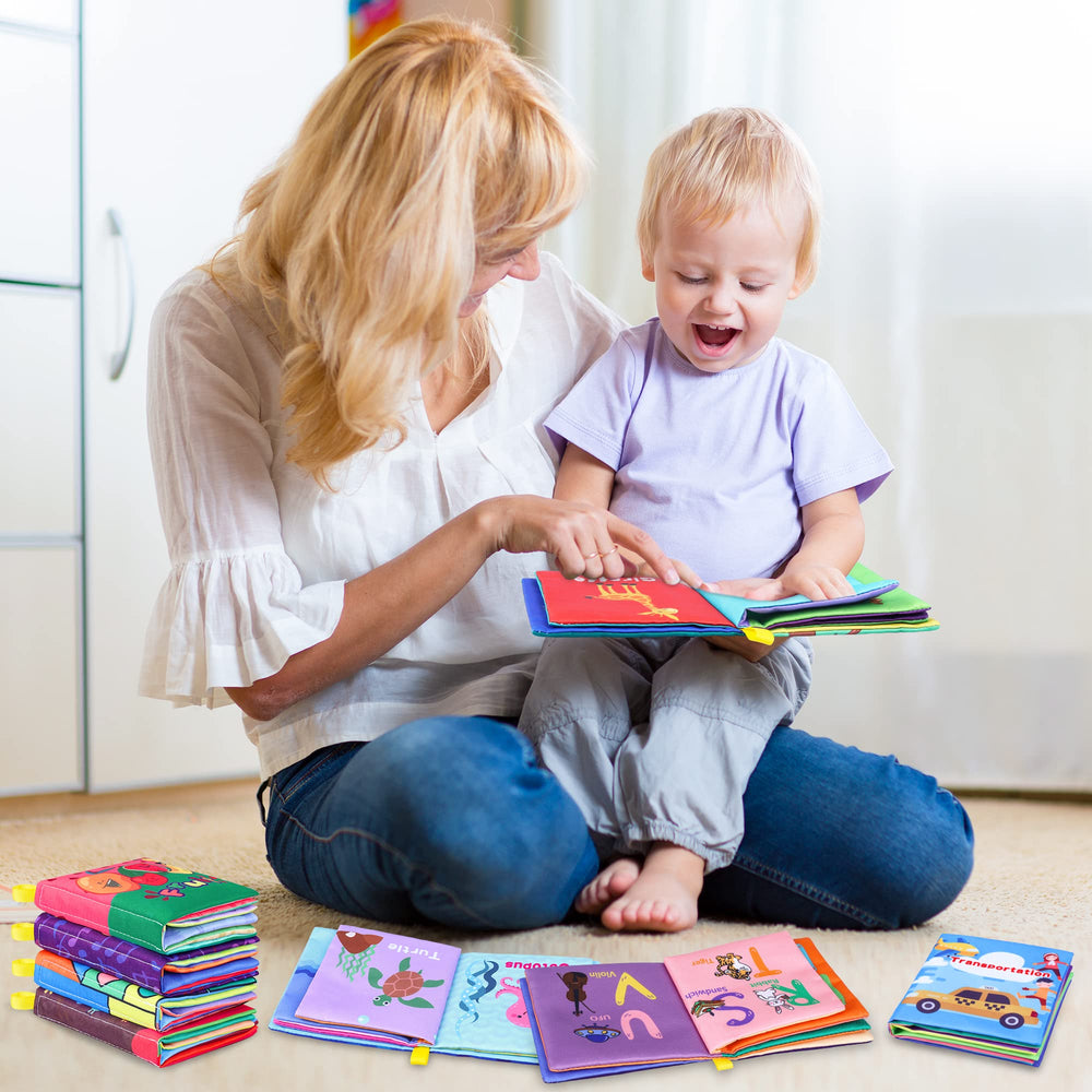 Toyk Baby Bath Books Numbers Alphabet Theme helps little ones learn basics in water.