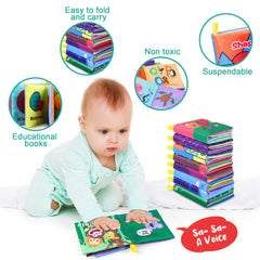 Toyk Baby Bath Books Shapes Theme boosts early recognition through colors.