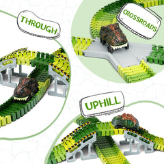 Toyk 216 track pieces forming a versatile track system