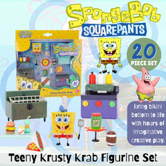Toyland Teeny Krusty Krab grill station for pretend Krabby Patties and meals.