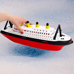 Toyland Titanic boat made from lightweight, durable plastic for bath play.
