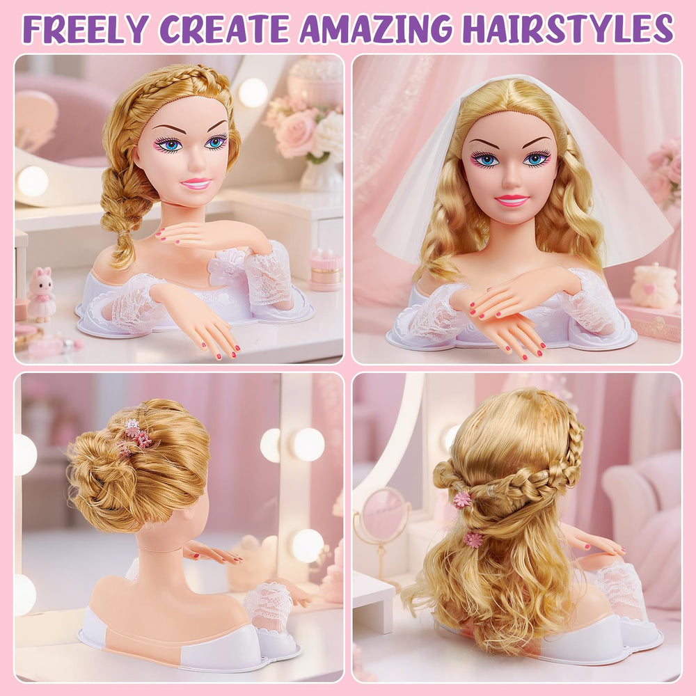 Toylink bridal veil accessory for pretend wedding looks