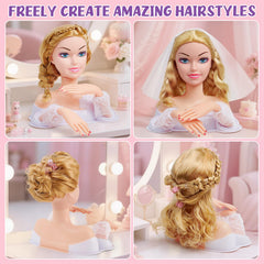 Toylink bridal veil accessory for pretend wedding looks