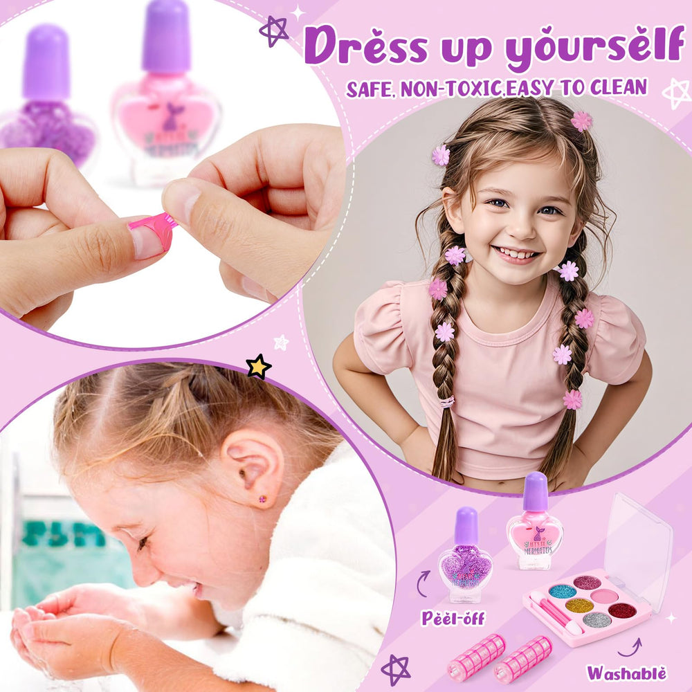 Toylink hair accessories, clips, and rollers for secure updos