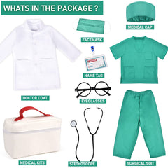 Toylink doctor coat and top offer versatile pretend play possibilities.