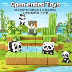 Toylogy family-building with panda tiles promotes collaboration