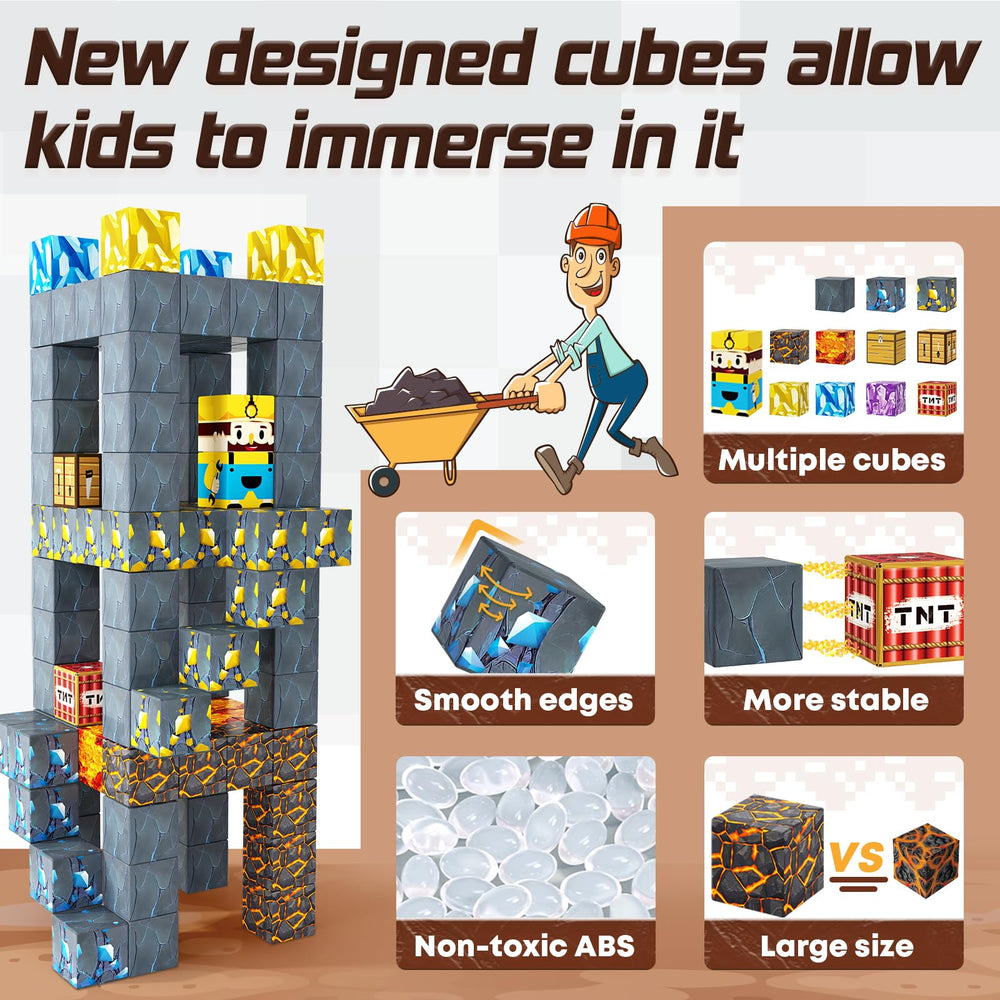 Toylogy Creative city-wall setup encourages storytelling through construction.
