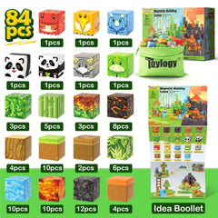 Toylogy Mine World safe ABS plastic keeps little hands comfortable during build sessions.