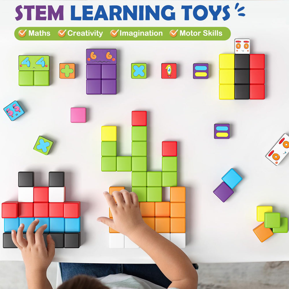 Toylogy stem Montessori sensory toys for hands-on counting and imaginative play.