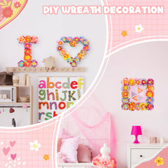 Toyly bouquet in progress with vibrant colors and imaginative play