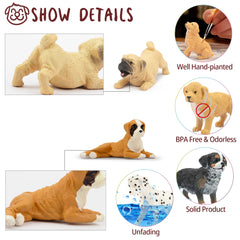 Toymany bernese mountain dog mini figure for educational activities.