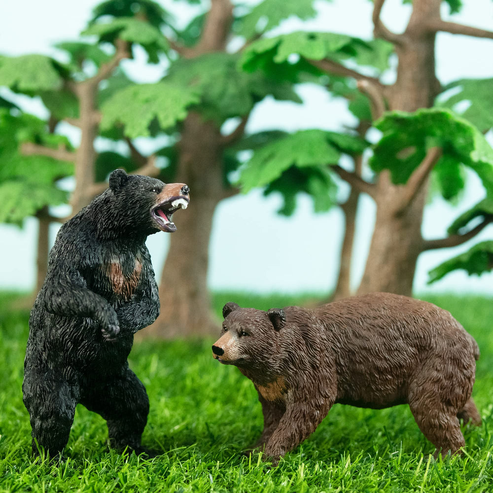 Toymany black bear figure for shelves and displays