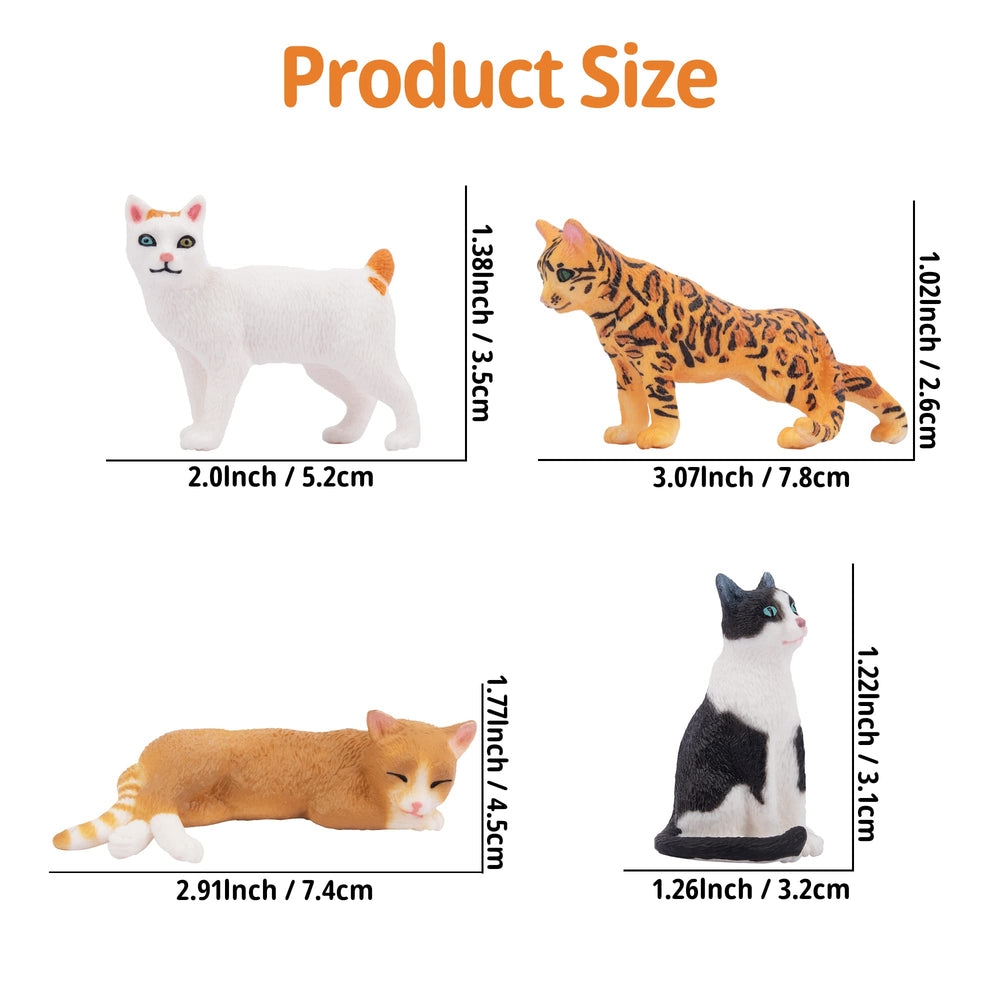 Toymany licking paw cat figure for playful narratives.