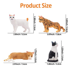 Toymany licking paw cat figure for playful narratives.