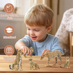 Toymany cheetah cake topper ideas for birthday celebration.