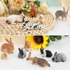 Toymany Easter bunny figure helps kids explore animal life through play.