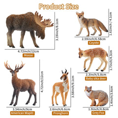 Toymany sika deer figure compact for small hands and shelves