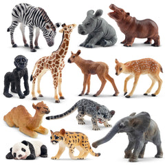 Toymany zebra cubs figurine for imaginative play and display