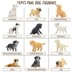 Toymany great dane tiny figurine for display and party favors.