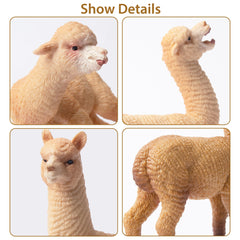 Toymany hand-painted alpacas showcase textured fur and realistic features