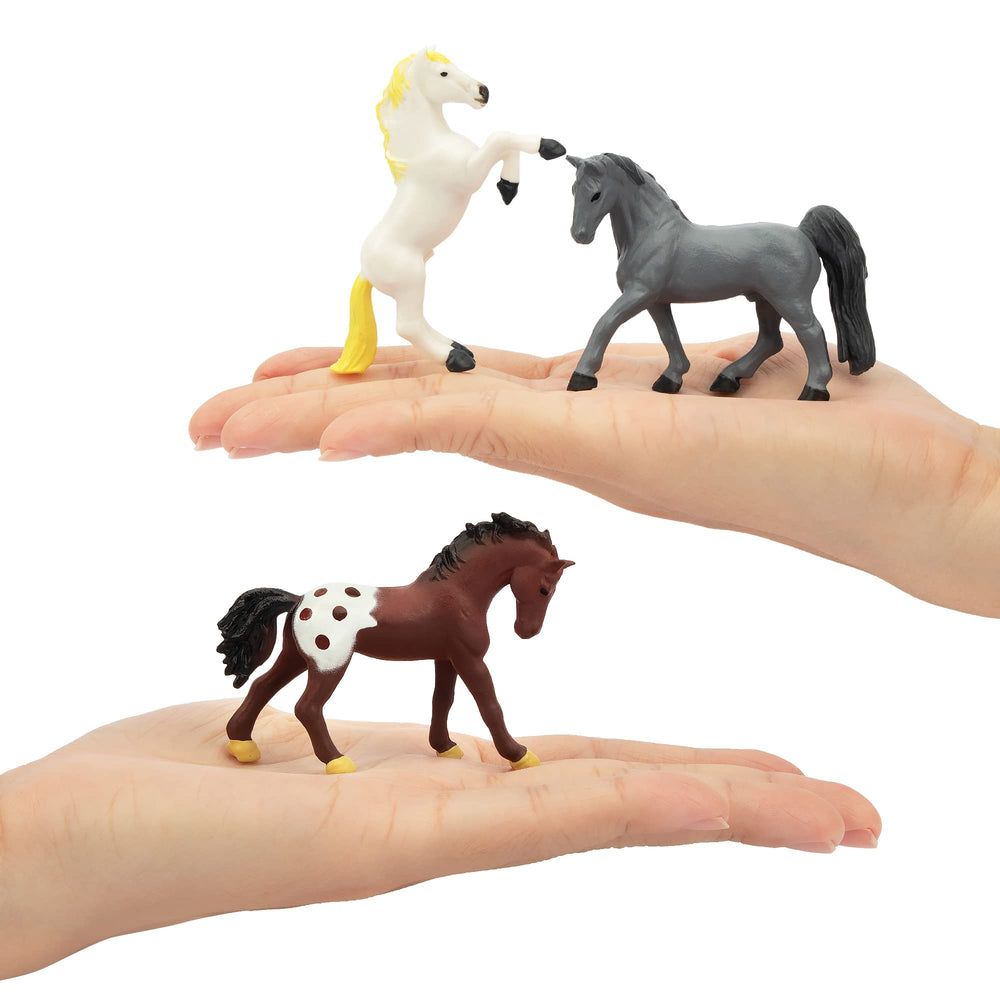 Toymany small foal figure with cute face for Easter eggs and cake decorating